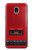 S4073 ヴィンテージの赤いカセットプレーヤーのグラフィック Vintage Red Cassette Player Graphic Samsung Galaxy J3 (2018), J3 Star, J3 V 3rd Gen, J3 Orbit, J3 Achieve, Express Prime 3, Amp Prime 3 バックケース、フリップケース・カバー
