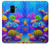 S4058 カラフルな水族館 Colorful Aquarium Samsung Galaxy A8 (2018) バックケース、フリップケース・カバー