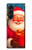 S4046 ハッピーサンタ Happy Santa Samsung Galaxy Z Fold 5 バックケース、フリップケース・カバー
