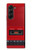S4073 ヴィンテージの赤いカセットプレーヤーのグラフィック Vintage Red Cassette Player Graphic Samsung Galaxy Z Fold 5 バックケース、フリップケース・カバー