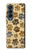 S4032 野生動物の足跡 Wild Animal Paw Foot Print Samsung Galaxy Z Fold 4 バックケース、フリップケース・カバー