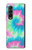 S4033 パステルカラーのタイダイ染め Pastel Color Tie Dye Samsung Galaxy Z Fold 3 5G バックケース、フリップケース・カバー