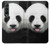 S4049 舌を出した可愛いパンダ Cute Panda Stick Out Tongue Samsung Galaxy Z Fold 3 5G バックケース、フリップケース・カバー