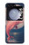 S4045 イルカの月夜 Dolphin Moon Night Samsung Galaxy Z Flip 5 バックケース、フリップケース・カバー