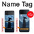 S4034 侍の月夜 Samurai Moon Night Samsung Galaxy Z Flip 4 バックケース、フリップケース・カバー