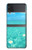 S4066 夏の海のビーチ Summer Ocean Beach Samsung Galaxy Z Flip 4 バックケース、フリップケース・カバー