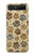 S4032 野生動物の足跡 Wild Animal Paw Foot Print Samsung Galaxy Z Flip 5G バックケース、フリップケース・カバー