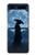S4034 侍の月夜 Samurai Moon Night Samsung Galaxy Z Flip 5G バックケース、フリップケース・カバー