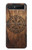 S4036 バイキングのヴェグヴィシルの木 Viking Vegvisir Compass Wood Samsung Galaxy Z Flip 5G バックケース、フリップケース・カバー
