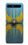 S4052 青いローマの盾 Blue Roman Shield Samsung Galaxy Z Flip 5G バックケース、フリップケース・カバー