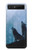 S4053 遠吠えする2匹のオオカミのカップル Two Wolves Couple Howling Forest Samsung Galaxy Z Flip 5G バックケース、フリップケース・カバー