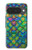 S4071 カラフルな人魚の鱗 Colorful Mermaid Scale Google Pixel 10, 10 Pro バックケース、フリップケース・カバー