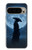 S4034 侍の月夜 Samurai Moon Night Google Pixel 9 Pro バックケース、フリップケース・カバー