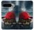 S4056 マダガスカルのカメの赤い帽子 Madagascar Turtle Red Cap Google Pixel 9 Pro XL バックケース、フリップケース・カバー
