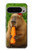 S4068 カピバラ蝶 Capybara Butterfly Google Pixel 9 Pro XL バックケース、フリップケース・カバー