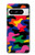 S4072 カラフルなカモフラージュ Colorful Camouflage Google Pixel 8 pro バックケース、フリップケース・カバー
