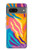 S4037 カラフルなシマウマ柄 Colorful Zebra Pattern Google Pixel 7a バックケース、フリップケース・カバー