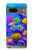 S4058 カラフルな水族館 Colorful Aquarium Google Pixel 7a バックケース、フリップケース・カバー