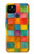 S4077 水彩画 カラフルなチェック柄 Water Color Painting Colorful Check Pattern Google Pixel 4a 5G バックケース、フリップケース・カバー