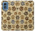 S4032 野生動物の足跡 Wild Animal Paw Foot Print Motorola Moto G Play 4G (2024) バックケース、フリップケース・カバー