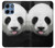 S4049 舌を出した可愛いパンダ Cute Panda Stick Out Tongue Motorola Moto G 5G (2025) バックケース、フリップケース・カバー