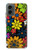 S4043 カラフルな花の漫画 Colorful Flowers Cartoon Motorola Moto G 5G (2024) バックケース、フリップケース・カバー