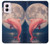 S4045 イルカの月夜 Dolphin Moon Night Motorola Moto G Power 5G (2024) バックケース、フリップケース・カバー
