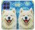 S4064 笑顔の犬 ゴッホの星月夜 Smile Dog Van Gogh Starry Night Motorola Moto G Stylus 5G (2025), Edge 60 Stylus バックケース、フリップケース・カバー