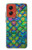 S4071 カラフルな人魚の鱗 Colorful Mermaid Scale Motorola Moto G Stylus 5G (2024) バックケース、フリップケース・カバー