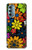 S4043 カラフルな花の漫画 Colorful Flowers Cartoon Motorola Moto G Stylus 5G (2022) バックケース、フリップケース・カバー