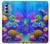 S4058 カラフルな水族館 Colorful Aquarium Motorola Moto G Stylus 5G (2022) バックケース、フリップケース・カバー