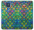 S4071 カラフルな人魚の鱗 Colorful Mermaid Scale Motorola Moto G Play (2021) バックケース、フリップケース・カバー