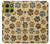 S4032 野生動物の足跡 Wild Animal Paw Foot Print Motorola Moto G86 バックケース、フリップケース・カバー