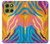 S4037 カラフルなシマウマ柄 Colorful Zebra Pattern Motorola Moto G86 バックケース、フリップケース・カバー
