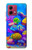 S4058 カラフルな水族館 Colorful Aquarium Motorola Moto G84 バックケース、フリップケース・カバー