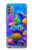 S4058 カラフルな水族館 Colorful Aquarium Motorola Moto G30, G20, G10 バックケース、フリップケース・カバー