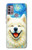 S4064 笑顔の犬 ゴッホの星月夜 Smile Dog Van Gogh Starry Night Motorola Moto G30, G20, G10 バックケース、フリップケース・カバー