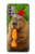 S4068 カピバラ蝶 Capybara Butterfly Motorola Moto G30, G20, G10 バックケース、フリップケース・カバー