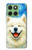 S4064 笑顔の犬 ゴッホの星月夜 Smile Dog Van Gogh Starry Night Motorola Edge 60 バックケース、フリップケース・カバー