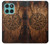 S4036 バイキングのヴェグヴィシルの木 Viking Vegvisir Compass Wood Motorola Edge 60 Fusion バックケース、フリップケース・カバー