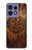 S4036 バイキングのヴェグヴィシルの木 Viking Vegvisir Compass Wood Motorola Edge 50 Pro バックケース、フリップケース・カバー