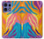 S4037 カラフルなシマウマ柄 Colorful Zebra Pattern Motorola Edge 50 Pro バックケース、フリップケース・カバー
