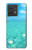 S4066 夏の海のビーチ Summer Ocean Beach Motorola Edge 40 Neo バックケース、フリップケース・カバー