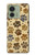 S4032 野生動物の足跡 Wild Animal Paw Foot Print Motorola Edge (2023), Edge 40 バックケース、フリップケース・カバー