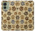 S4032 野生動物の足跡 Wild Animal Paw Foot Print Motorola Edge (2023), Edge 40 バックケース、フリップケース・カバー