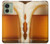 S4070 ビールグラス Beer Glass Motorola Edge (2023), Edge 40 バックケース、フリップケース・カバー