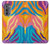 S4037 カラフルなシマウマ柄 Colorful Zebra Pattern Motorola Edge (2022) バックケース、フリップケース・カバー