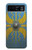 S4052 青いローマの盾 Blue Roman Shield Motorola Razr 40 バックケース、フリップケース・カバー