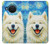 S4064 笑顔の犬 ゴッホの星月夜 Smile Dog Van Gogh Starry Night Nokia X20 バックケース、フリップケース・カバー