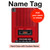 S4073 ヴィンテージの赤いカセットプレーヤーのグラフィック Vintage Red Cassette Player Graphic iPad Pro 13 (2024,2025), Air 13 2026 タブレットケース